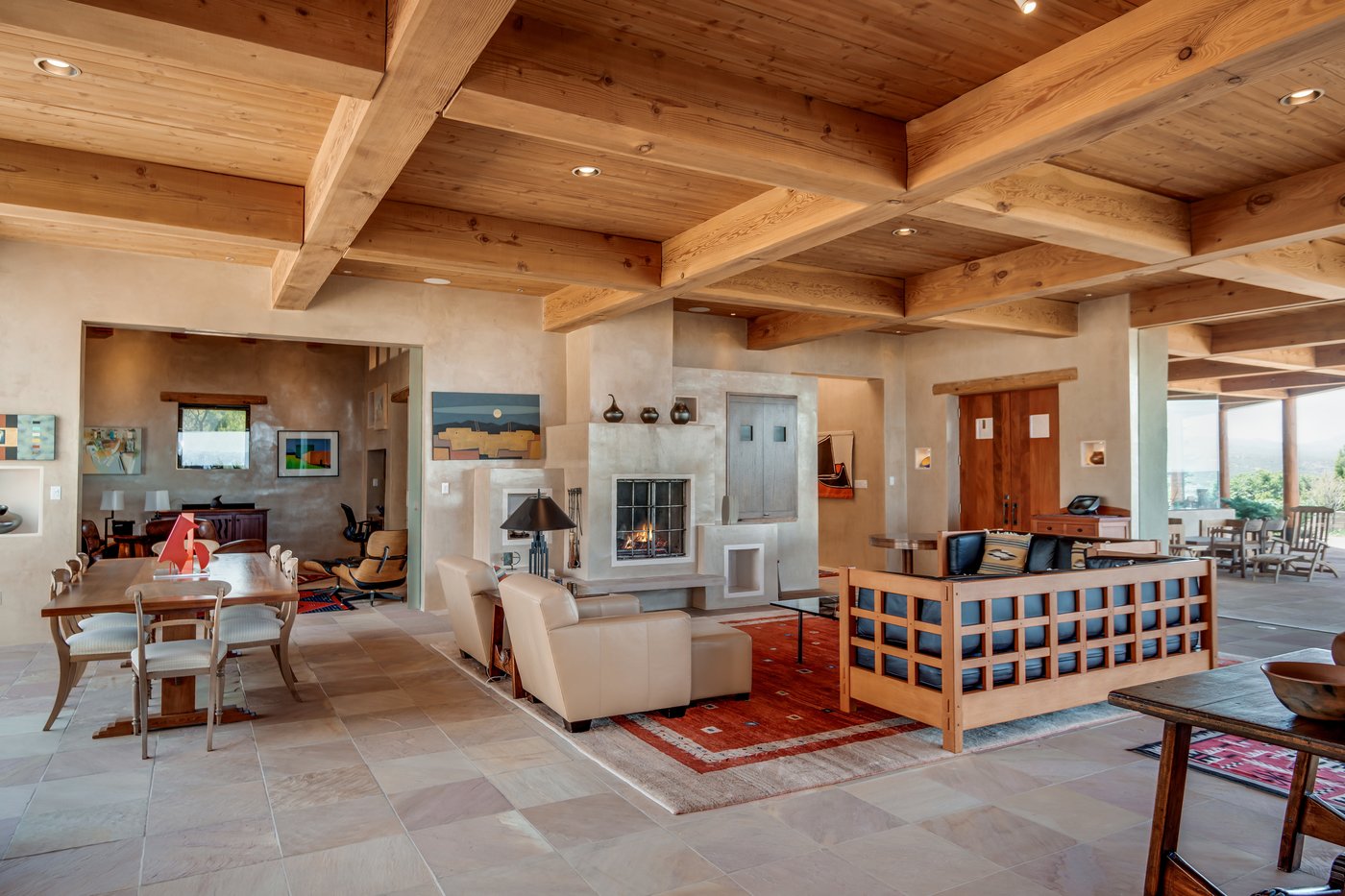 Dining area off living room