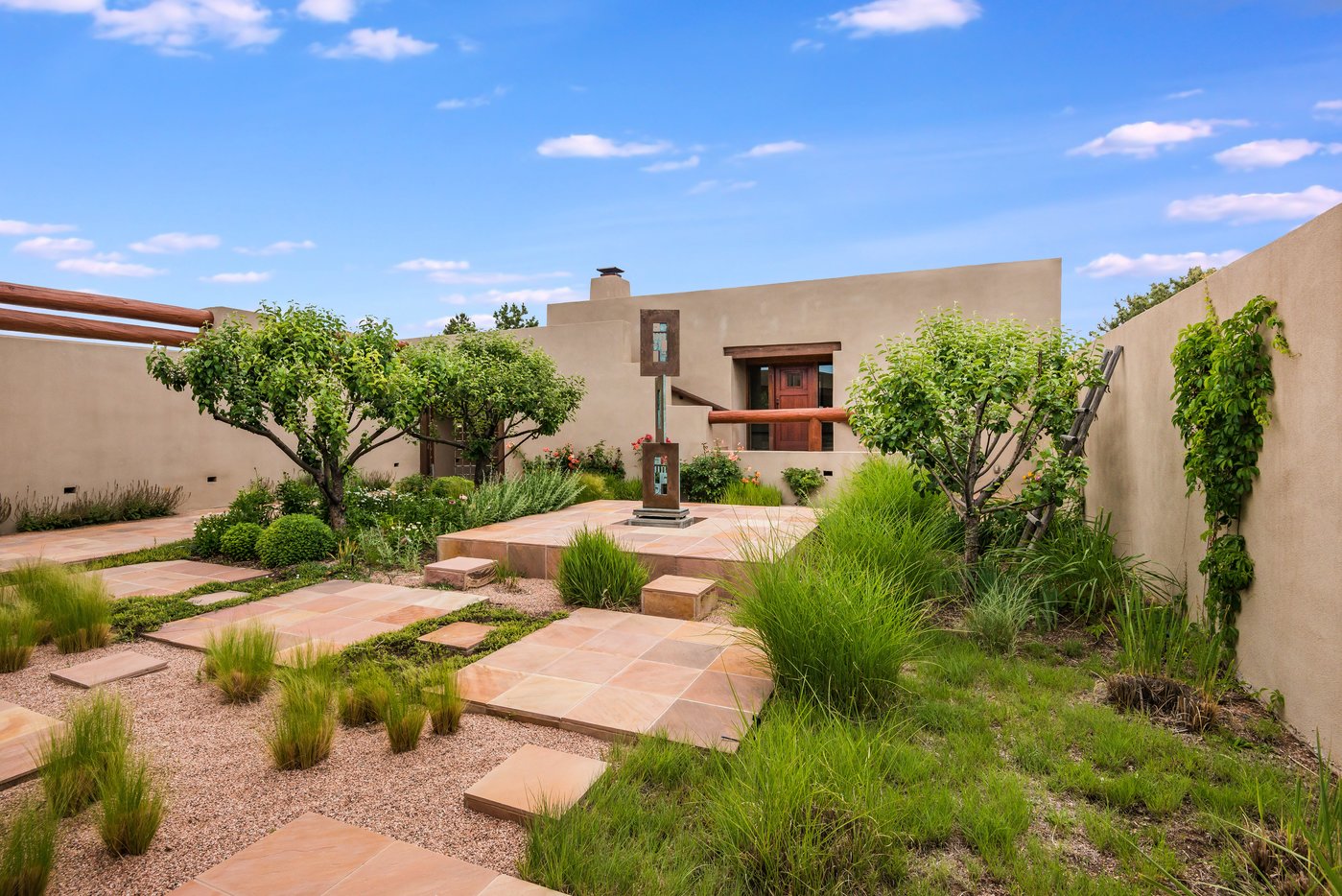 Courtyard looking toward casita