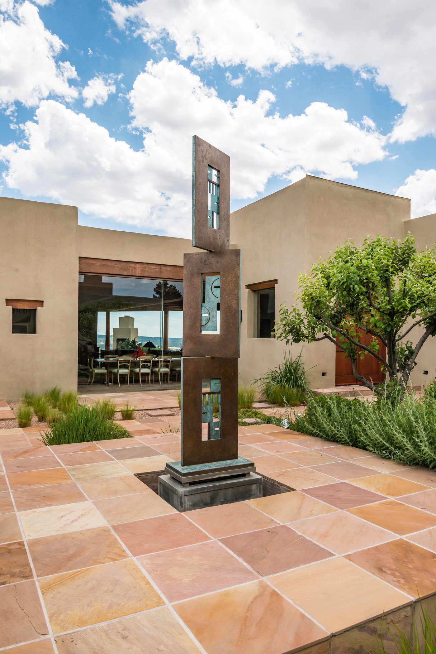 Fountain in courtyard