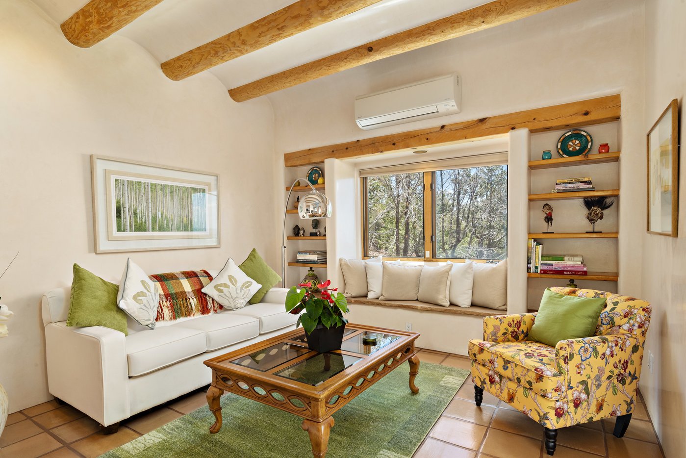 Seating area in master bedroom suite