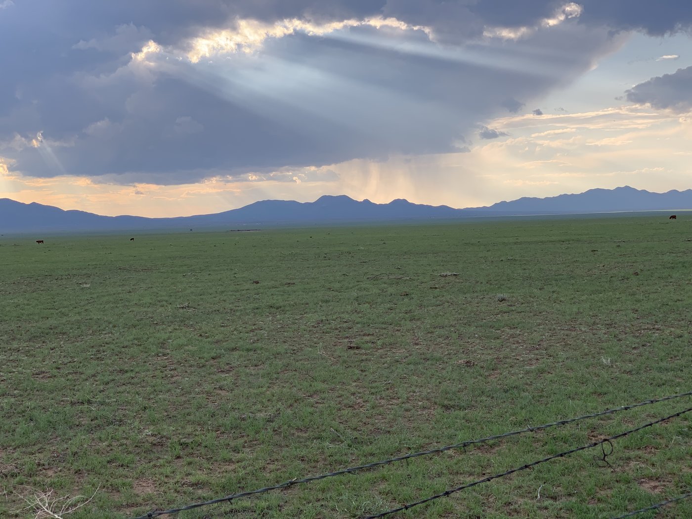 Enchanting vistas overlooking the spiritual Gallisteo Basin 