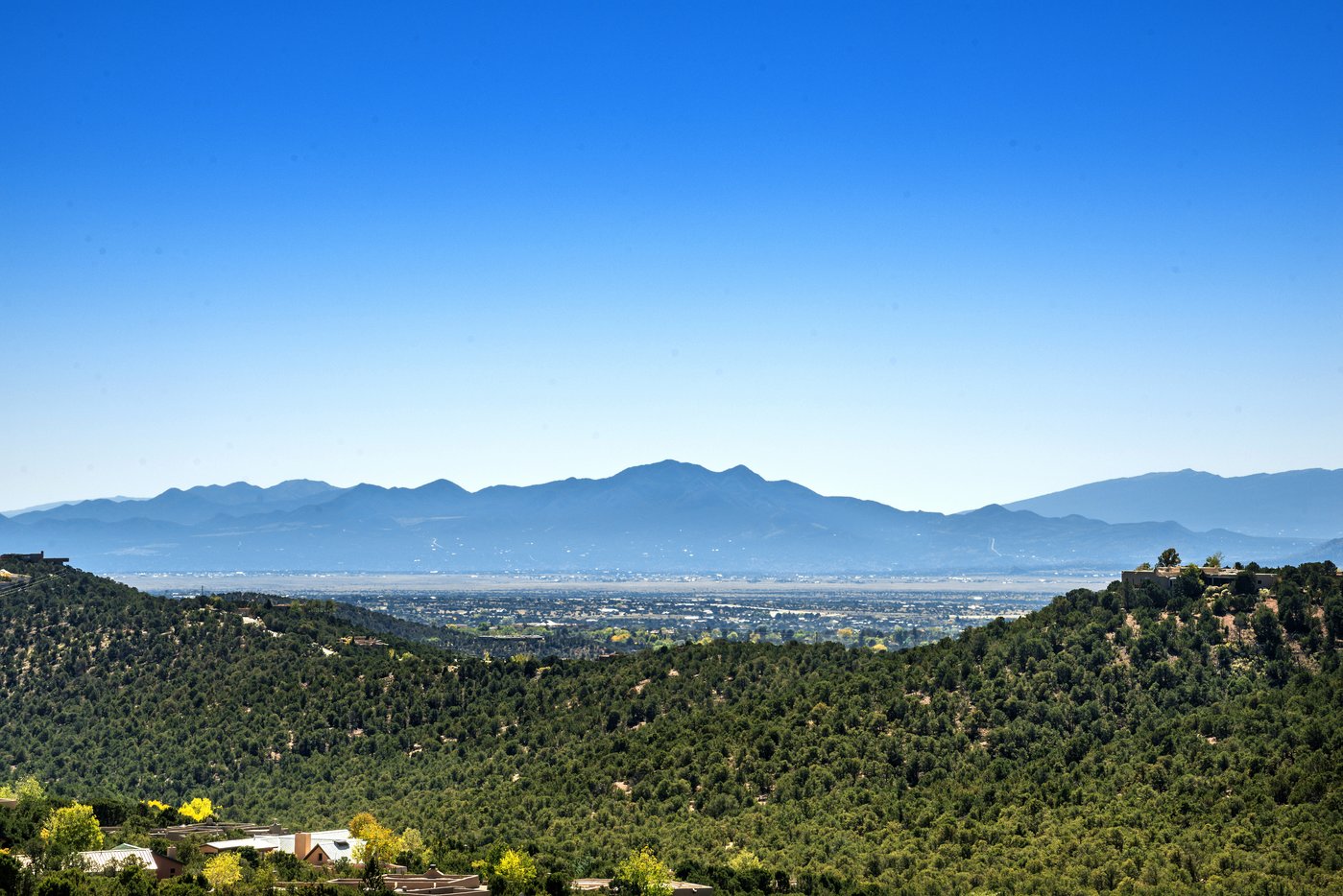 City Lights and Ortiz Mountain Views