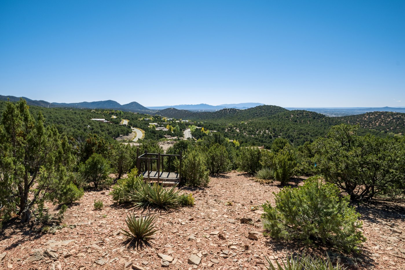 view from top of the property