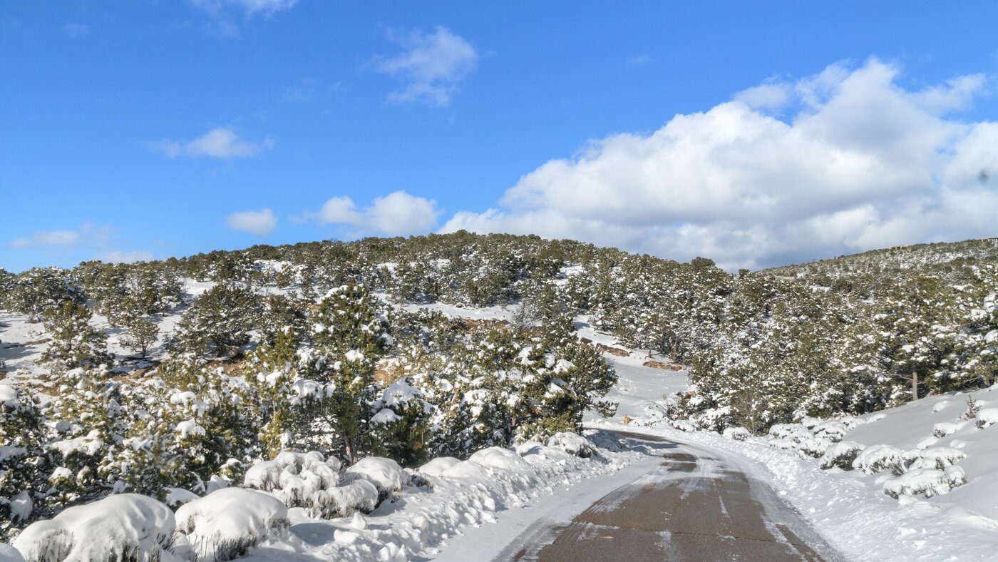 Property viewed from Cerros Alots